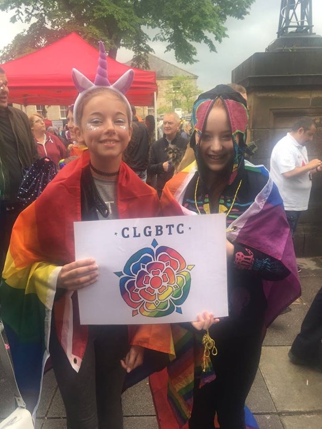 Image of CLHS Students Attend the First Pride March in Lancaster